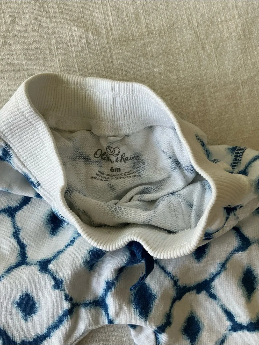 Blue Patterned Baby Diaper Cover Pants